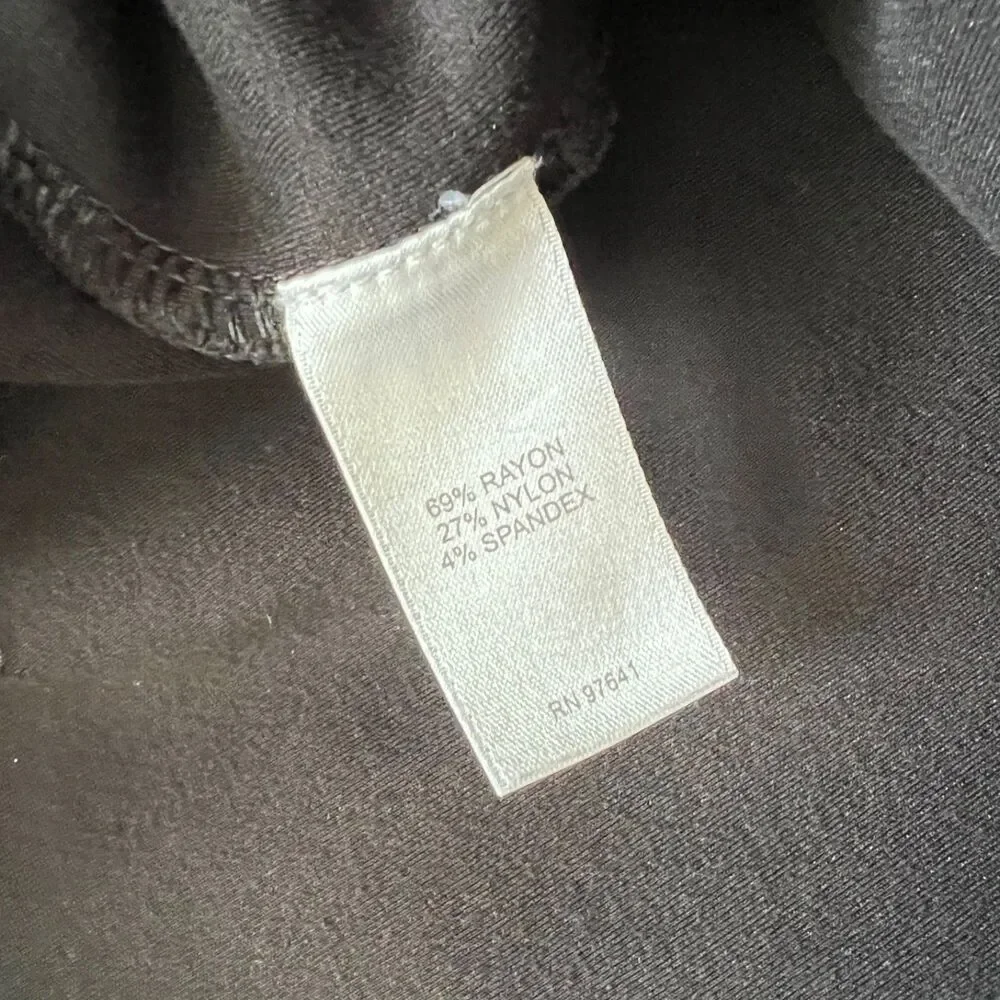 J.Jill Wearever Collection Slim-Leg Pull on Pants Size M Black
